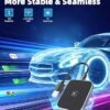 Wireless CarPlay Adapter for Apple iPhone Used to Convert Wired Connections Into Wireless Connections Car Play Adapter 2in1 Compatible with iOS 12+and Android 12 Plug and Play No Latency