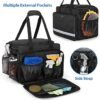 samdew Large Detailing Bag Detail Organizer for Auto Detailing Supplies Storage Car Cleaning Caddy for Vehicle Wash Tools Car Care Box for Detailing Bottles Towel Buffer and More Bag Only